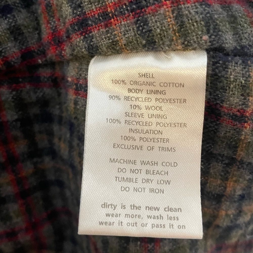 Horny Toad Green Ghostwriter Utility Jacket Wool Blend Lining Women’s Size Small - Picture 4 of 16